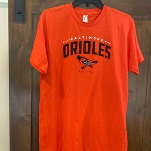 1114) NWOT Baltimore Orioles T-shirt  Sz. M Orange Tultex Brand